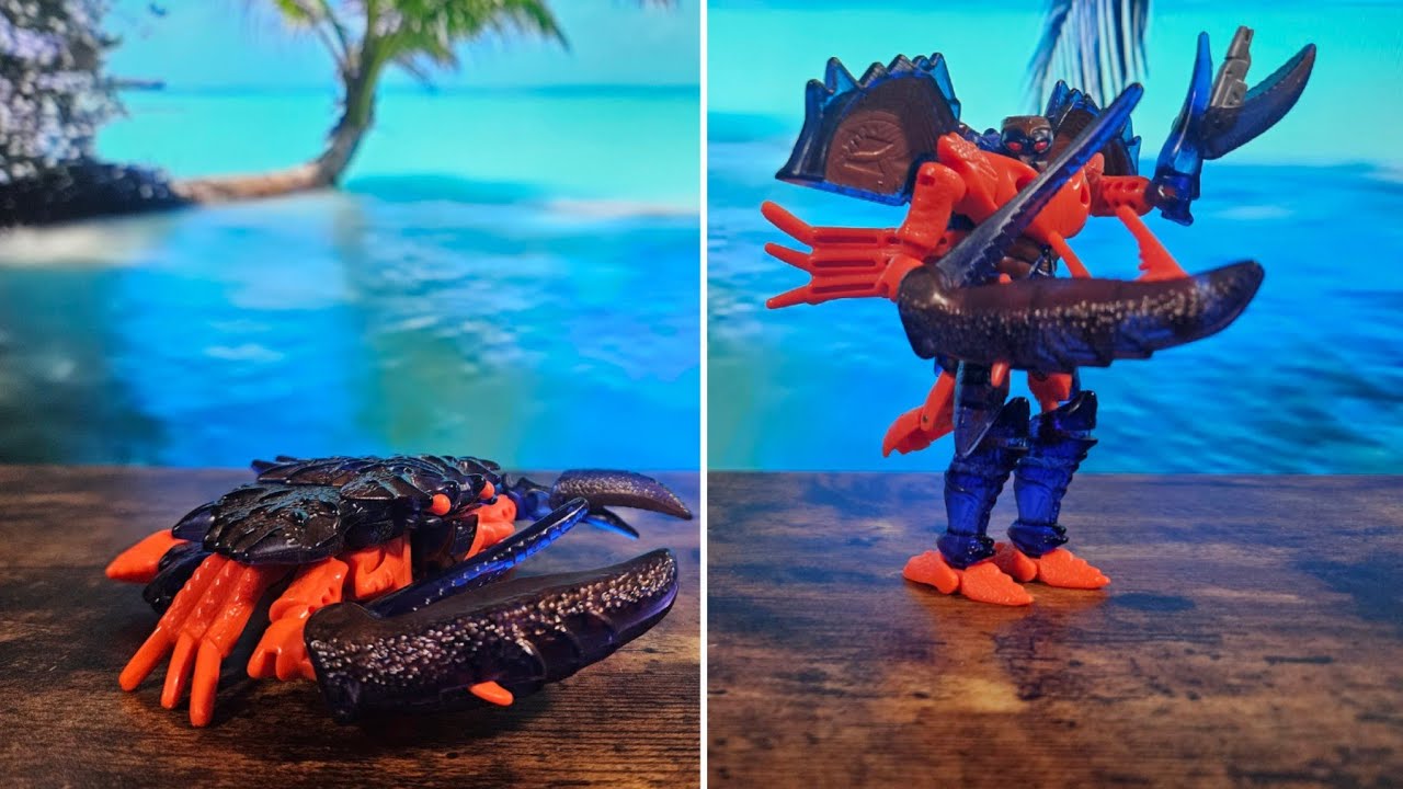 THE TERRORSAURS CRAB WALK グレートR&R‼️ Razorclaw Beast Wars Fiddler Crab - Transformers Tuesdays