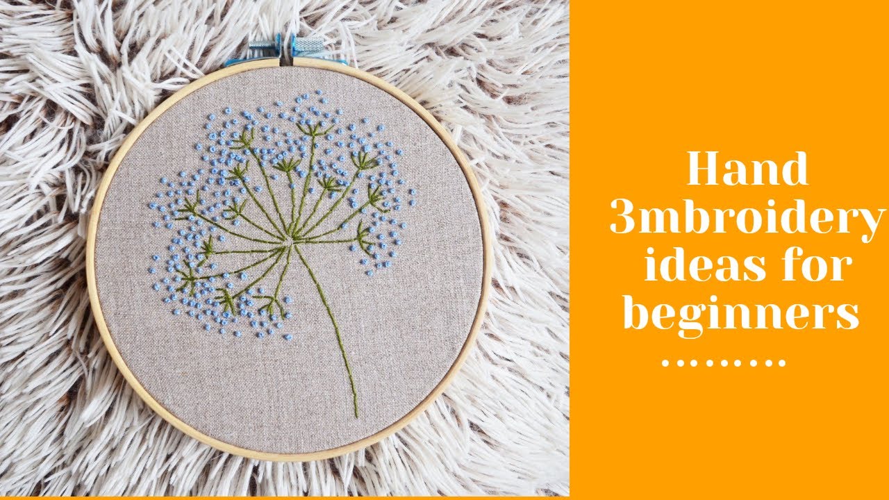 Hand embroidery designs for beginners  youtube Hand embroidery designs for beginners  youtube