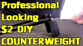 $2 Do It Yourself Counterweight for DSLR Camera Shoulder Rigs!