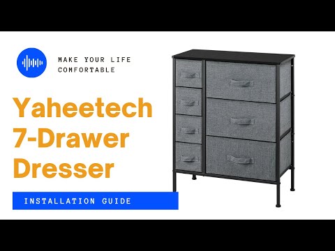 black dresser 7 drawer