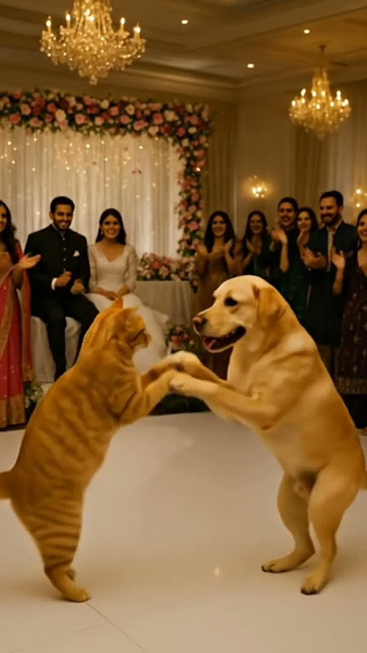 Cat and Dog Dance Together… Cutest Performance Ever! ❤️