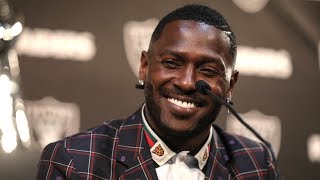 Highlights from WR Antonio Brown's first days as a Raider