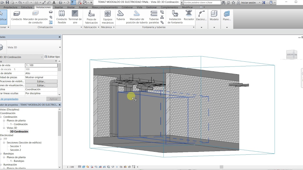 INSERTAR LUMINARIAS CON REVIT CUARTO ELÉCTRICO YouTube