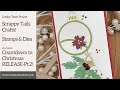 Scrappy Tails Crafts - Ornament Slimline Card | Countdown to Christmas | Festive Garland Cover Plate