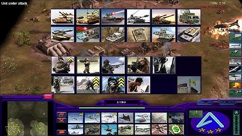 Command and Conquer Generals Zero Hour Mod | Atlas boss 1 vs 5 Hard AI China Tank