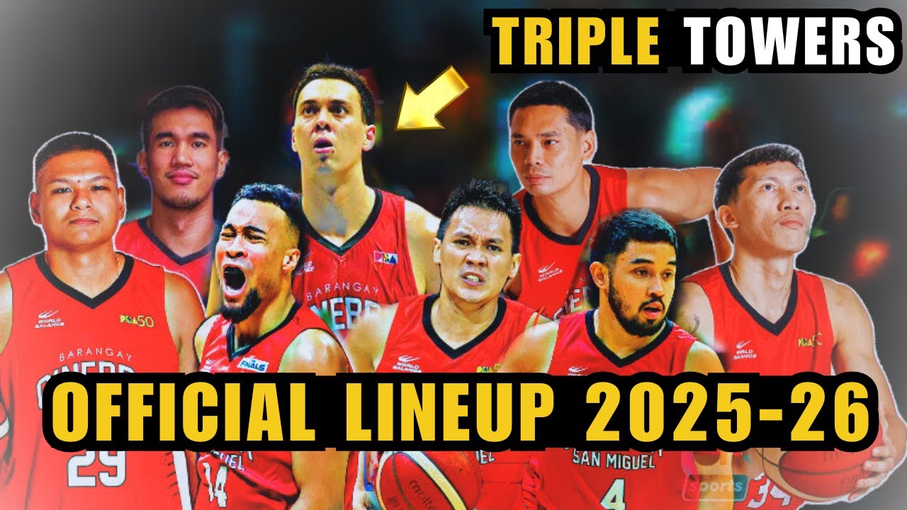 BARANGAY GINEBRA OFFICIAL LINEUP 2025-2026 PHILIPPINE CUP