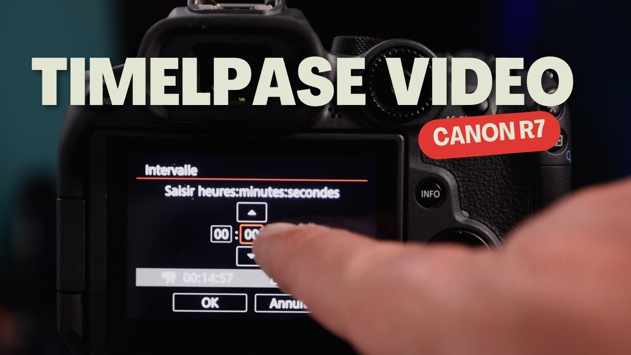 Mes réglages pour faire des timelapse avec un canon R7 - YouTube
