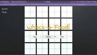 Whack-a-Food (Prototype)