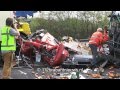 Ernstig ongeval kost chauffeur het leven en zorgt voor chaos op de weg