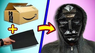 How to make a front man mask with CARDBOARD!