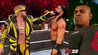 WWE 2K22 Whole Dam DLC Logan Paul RVD Commander Azeez And More Gameplay