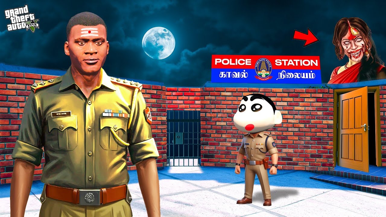 Shinchan & Franklin Become A Indian Police Officer in GTA 5 Shinchan & Franklin Become A Indian Police Officer in GTA 5