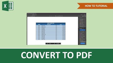 How To Convert An Excel File Into Pdf | Beginner Tutorial