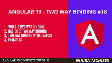 Two way binding in angular | implement two way binding with objects | angular 13 tutorial #16