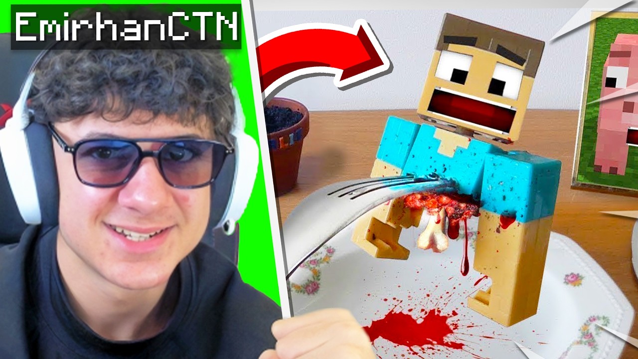 Öğle Yemeğinde Minecraft'ı Yiyen Adam 🍴