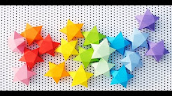 Come creare stelle di carta (DIY How to make paper's stars)