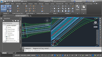 Modeling a Civil 3D corridor with variable slope daylight