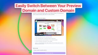Famous How to Switch Between Preview Domain and Custom Domain into GHL Code Snippets Library Profile