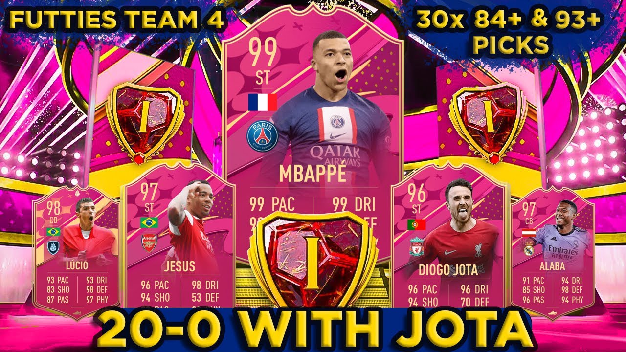 FIFA 23 Rank 1 (20-0) FUT Champs Rewards In FUTTIES Team 4 With Jota ...