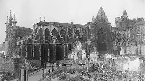 Horrific Photos of Leuven, Belgium that depict the Destruction and Aftermath of German Reprisal,1914