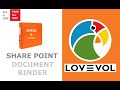 sharepoint document binder team room adding a page