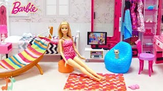 バービーのお部屋づくり家具セット DIY / Barbie Bedroom : Shower Vanity Closet Furniture Set