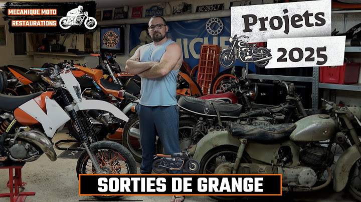Mes projets moto 2025 - Sorties de grange improbables, restaurations et galères à venir...