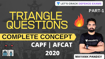 Questions on Triangle (Part-3) | Mathematics | Target NDA/AFCAT/CDS/CAPF 2020-2021 | Mayank Pandey
