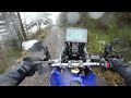 Tenere 700 build with tractive extreme first rides and riding on ice