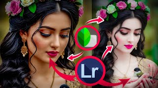 👍👍Girls Photo# Editing # Apps #Only  #Lightroom# And Snapseed #And Best # Photo Editing 👍👍