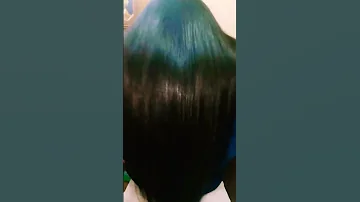 ديه نتيجة الشعر بعد الغسيل شعر صحي لامع انسيابي وبجلسه واحده بس 