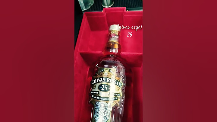 Chivas regal 25 years old bottle opening #trending #whisky#chivas#reels