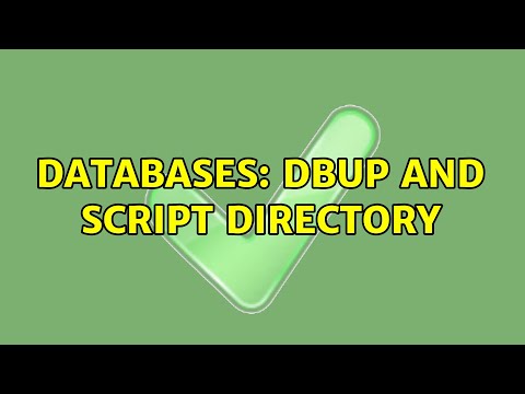 Databases: DbUp and