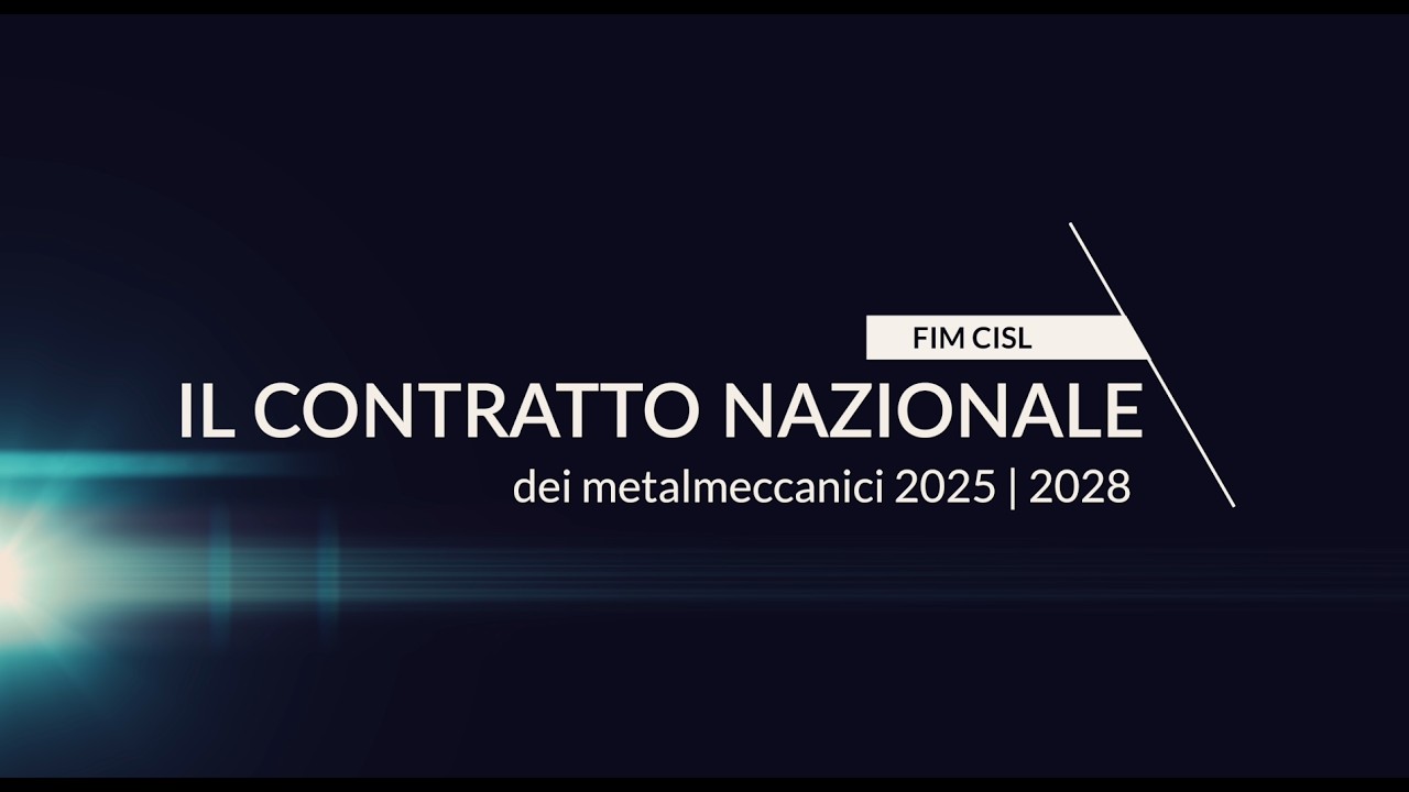 METALMECCANICI: IL CONTRATTO NAZIONALE 2025/2028