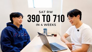 How Derek jumped to 600 then to 710 in 1 month on SAT Reading & Writing