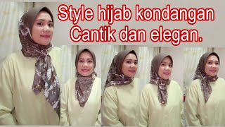Style Hijab Segi Empat Kondangan Cantik Dan Simple, .
