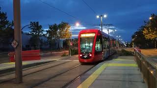 Prado del Espino - Madrid Metro Ligero ML3, saliendo de noche