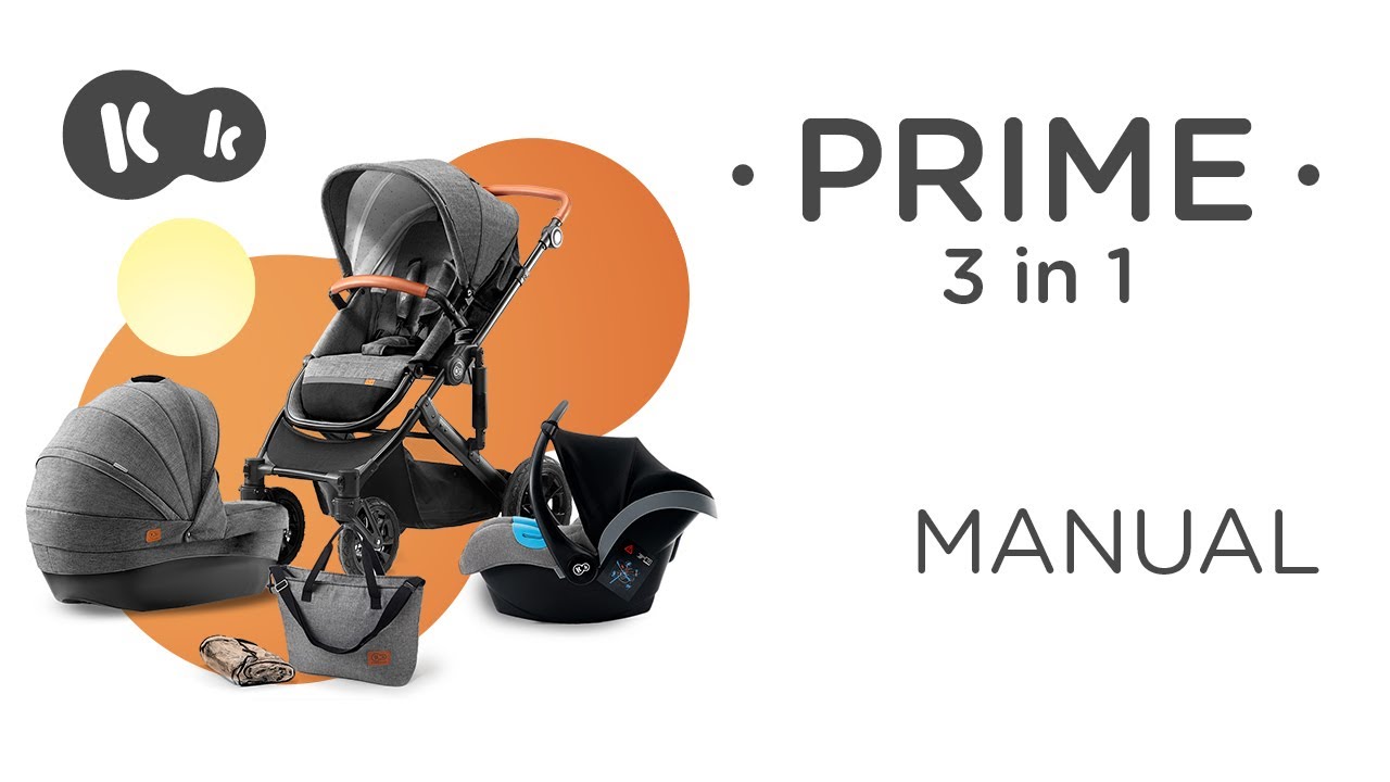 Kinderkraft PRIME 3-in-1 pushchair How to video