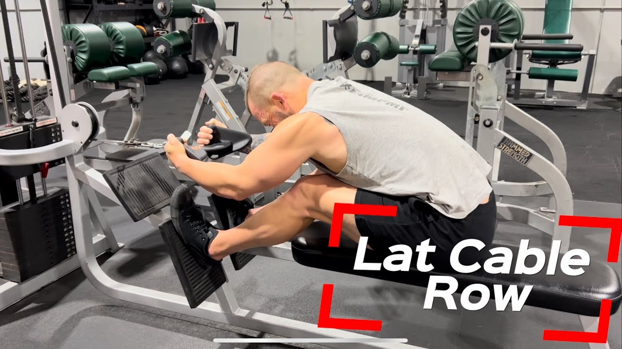 Lat Cable Row - YouTube
