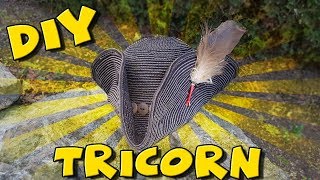 DIY - HOW TO MAKE A PIRATE HAT - TRICORN (FanboyCreations)