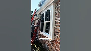 Getting your windows to look good as new! #window #windowinstallation #windowdesign #renovation