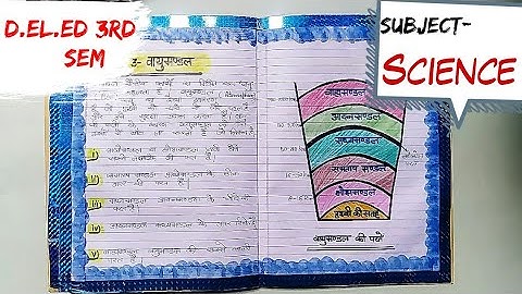 Science Assignment | D.El.Ed 3rd Sem | Practical file