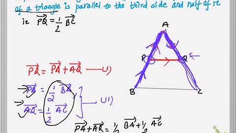 Parallel to third side and half Vector theorem proof question for SEE and grade 10 explained!