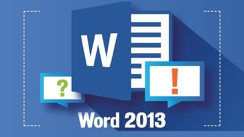 Microsoft WORD 2013 Essential Training - Lesson 1