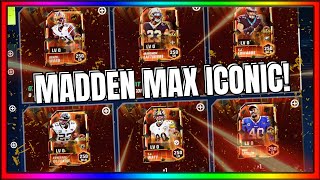 RANDOM MADDEN MAX DEFENSIVE ICONIC PACK OPENING! | MADDEN MOBILE 23