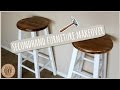 DIY Home Decor⎪Rustic Bar Stools DIY Home Decor⎪Rustic Bar Stools