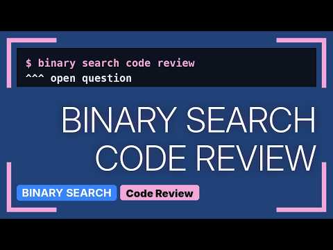 Code Review: Binary Search recursive & iterative solution