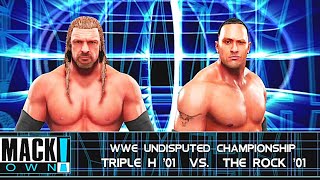 WWE 2K19 Triple H vs The Rock Undisputed WWE Championship