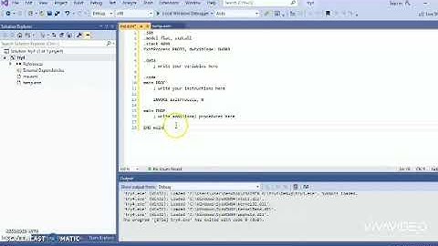 Setup MASM in Visual Studio 2019 (part 2)