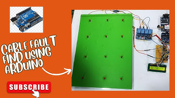 Underground cable fault finding using Arduino for transmission line | inspired award project